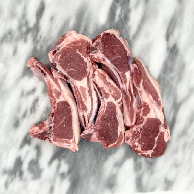 4 Lamb Rib Chops (A CLASS), Avg 450g